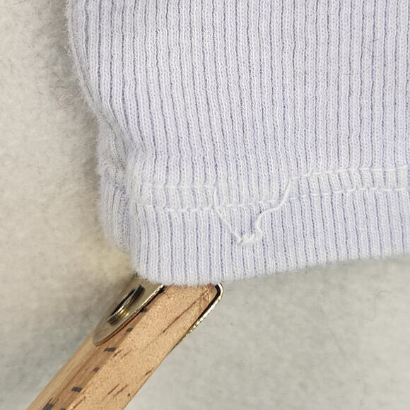 Seriously Soft Aeropostale Baby Dee Top Womens L Lilac Sun Graphic Cropped - Picture 12 of 16